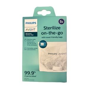 Philips Avent Sterilize On-The-Go Microwave Sterilize travel friendly Bags
